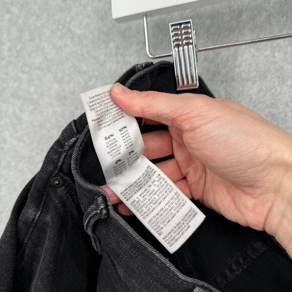 Mother Womens The Stunner Skinny Jeans Size 27 Night Hawk Black Denim Classic - Picture 12 of 16